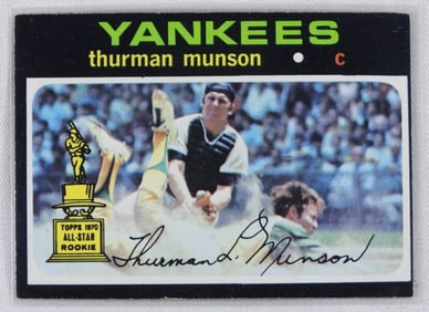 Thurman Munson TOPPS Card Number 5