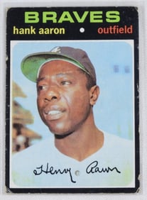 Hank Aaron TOPPS Number 400