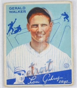 Gerald Walker 1934 Series Number 26