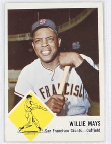 Willie Mays FLEER Card