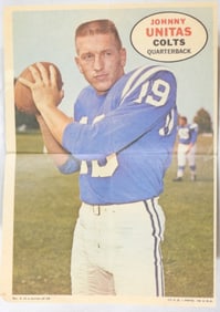John Unitas 5X7 TOPPS Poster 1 Of 16