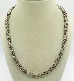 Mexico Sterling Byzantine Necklace