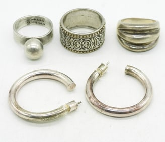 Taxco 925 Ball Ring, Other Rings & Earrings