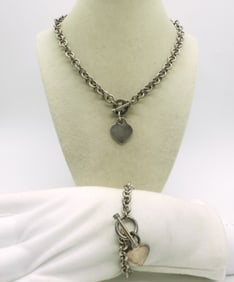 Toggle Clasp 925 Necklace & Bracelet