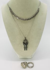 Articulated Teddy Bear 925 Necklace & More
