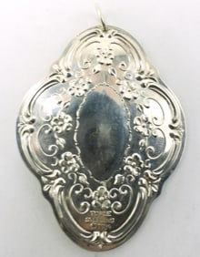 1984 Towle Sterling Christmas Ornament