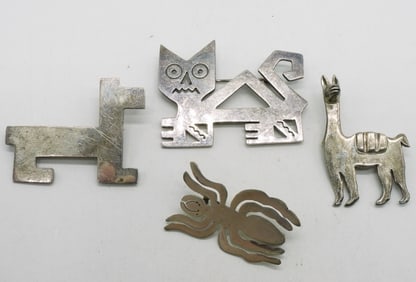 Vintage 925 Dellapina Brooches