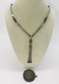 Vintage 925 Fashion Necklace & Brooch