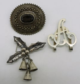 Taxco Holly berry Pin & More Sterling