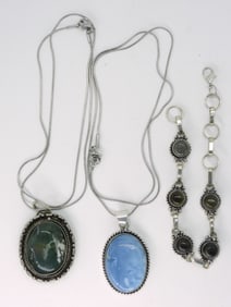 Gemstone 925 Necklaces & Bracelet