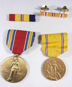 (4) WW2 Military Medals