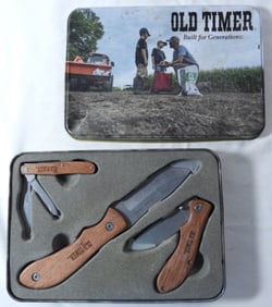 Old Timer 3PC Set In A Tin