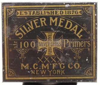 M.C.M'F'G Co. Silver Medal Primers Tin