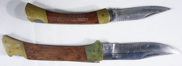 (2) Lock-Back Pocket Knives