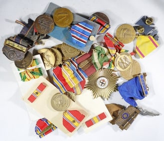 Lot Of Military Medals