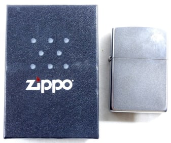 2021 Reg Satin Chrome Zippo, Sealed
