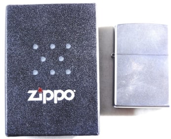 2014 Reg Satin Chrome Zippo, Sealed