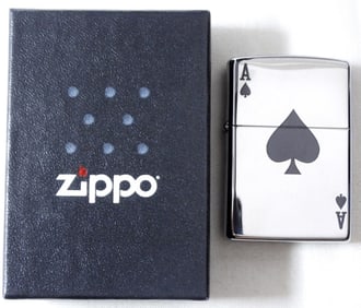 2023 Ace Of Spades Zippo, Sealed