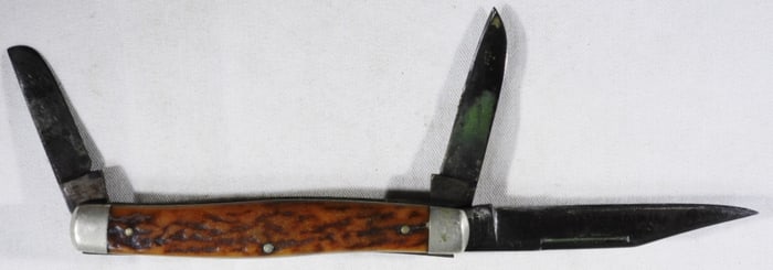 J.A. Henckels Stag Handle Pocket Knife