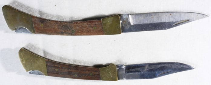 (2) Lock-Back Stainless Steel Pocket Knives