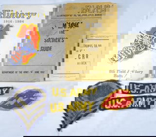 (2) Military Books With Patches