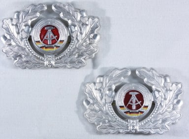 (2) Military Cap Badges