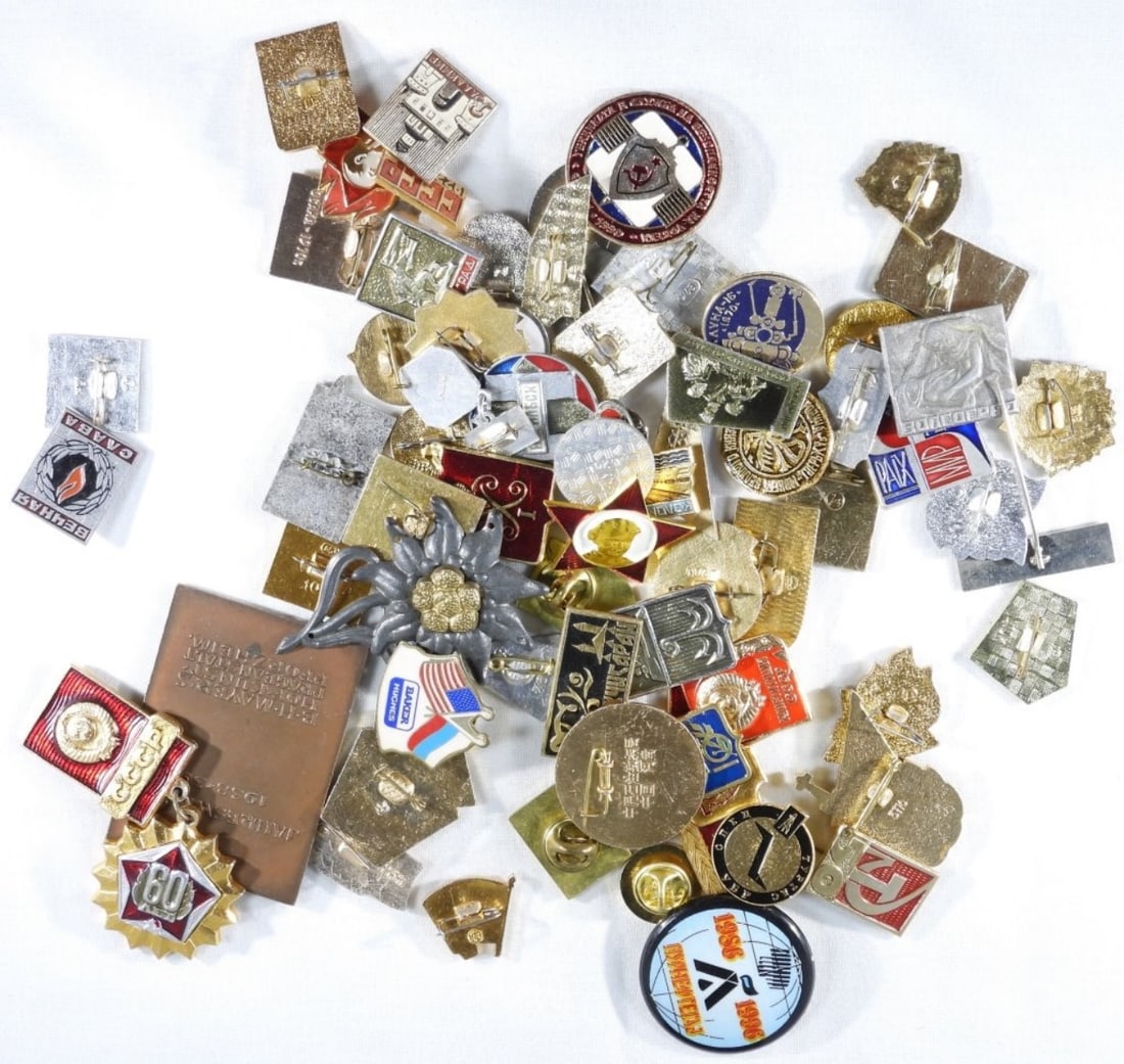 Mixed Lot Of Russian Pins (1 of 2)