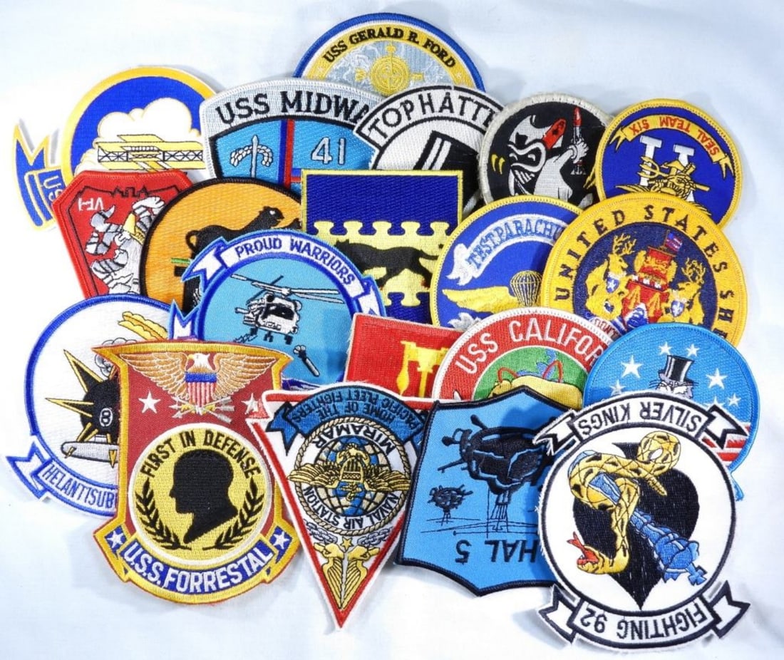 Navy Patches Lot: Good condition