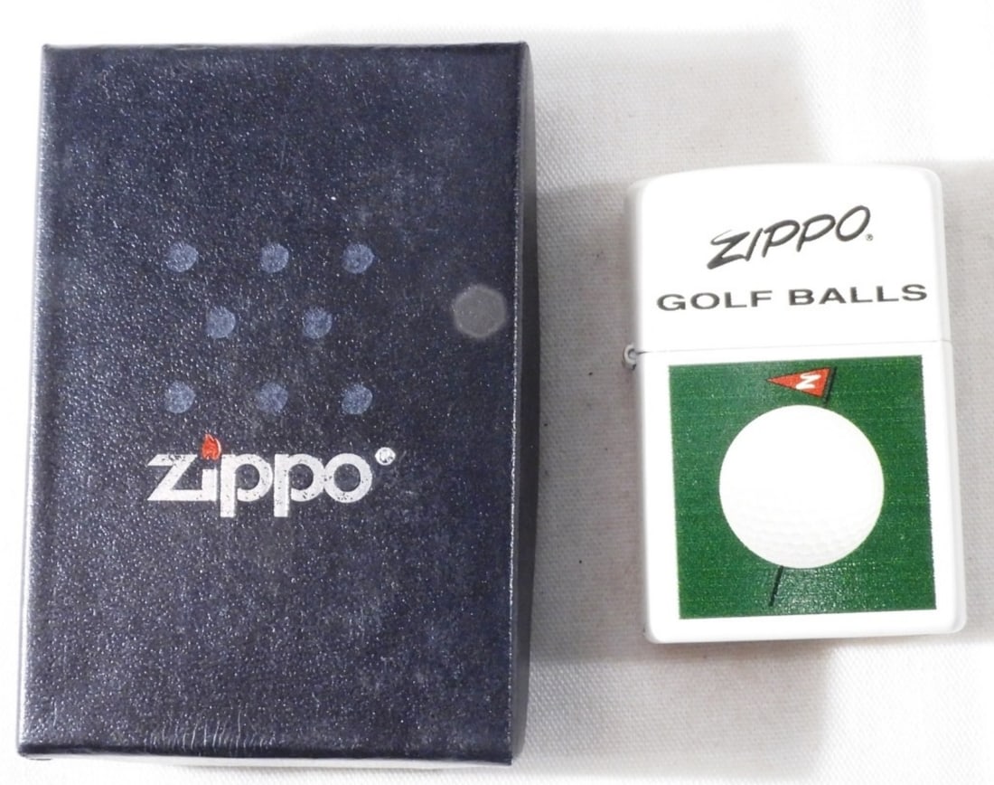 2012 Golf Balls Zippo, Sealed (1 of 3)