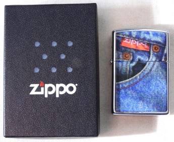 2013 Jean Pocket Zippo, Sealed