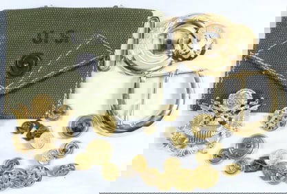 Variety Of Gold-Tone Military Pins