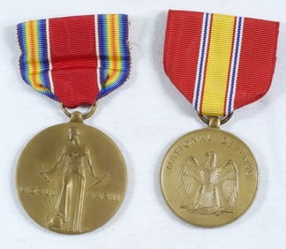 WWII Medal & National Defense Medal