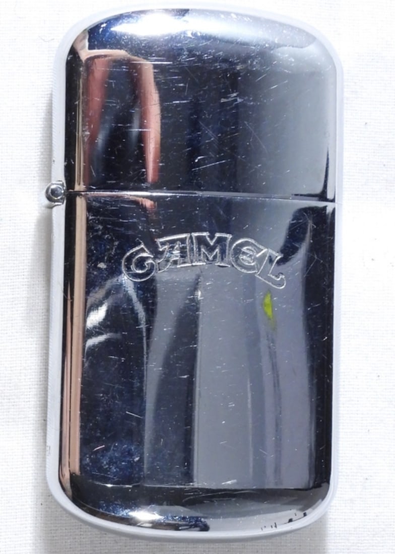Silver Camel Lighter: Fired, no box