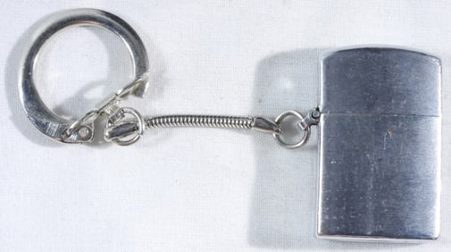 Mini Silver Lighter Keychain