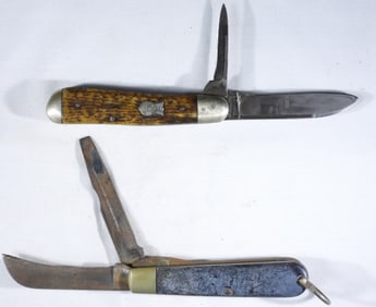 (2) Two-Blade Pocket Knives