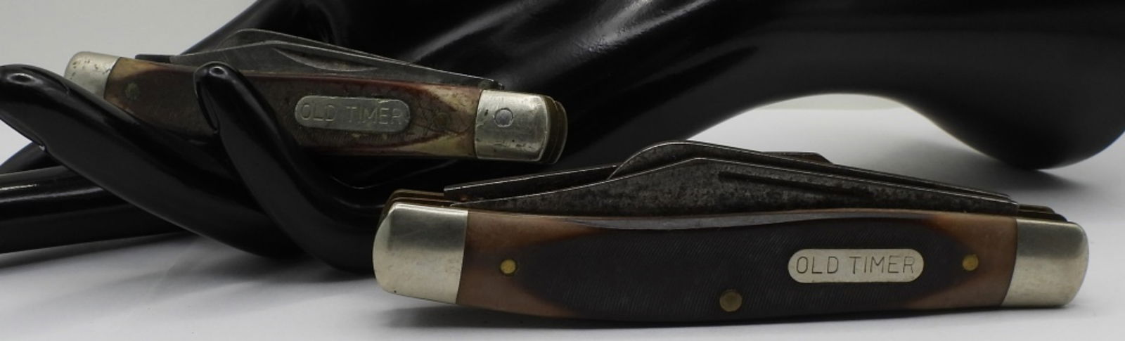 (2) Old-Timer Three-Blade Pocket Knives (1 of 4)