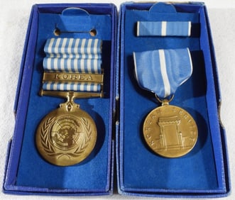 (2) Campaign Service Medals