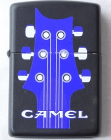 Purple Guitar Zippo, Not Sealed