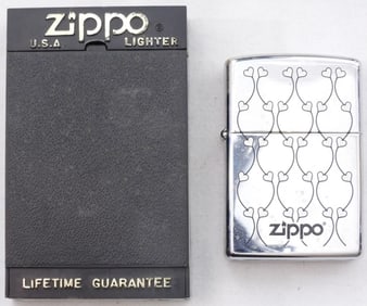 2013 Brass Hearts Zippo, Sealed