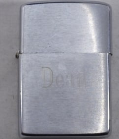 Silver Zippo, Not Sealed