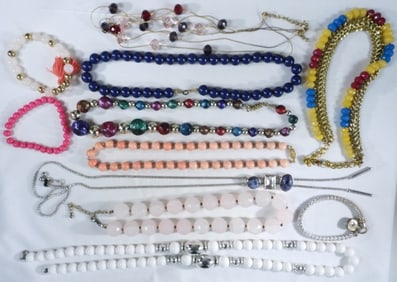 (8) Necklaces (3) Bracelets
