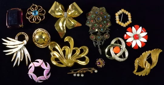 (14) Brooches