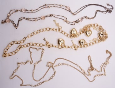 (3) Womens Long Necklaces
