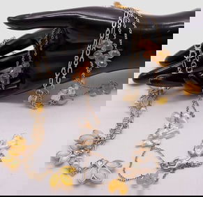 (2) Gold-Tone Necklaces