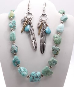 Western Necklace & Earring Set