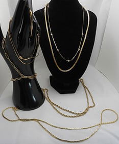 (6) Chain Necklaces
