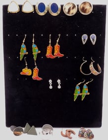 (15) Pair Of Earrings