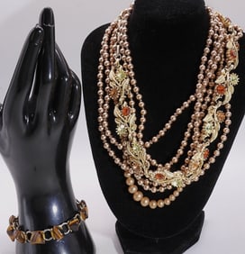 (3) Necklaces & (1) Bracelet