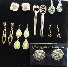 (7) Pairs Of Earrings