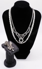 (2) Necklaces & (1) Pair Of Earrings